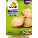 GERBLE Pan de molde en rebanadas con semillas sin gluten y lactosa 200 g