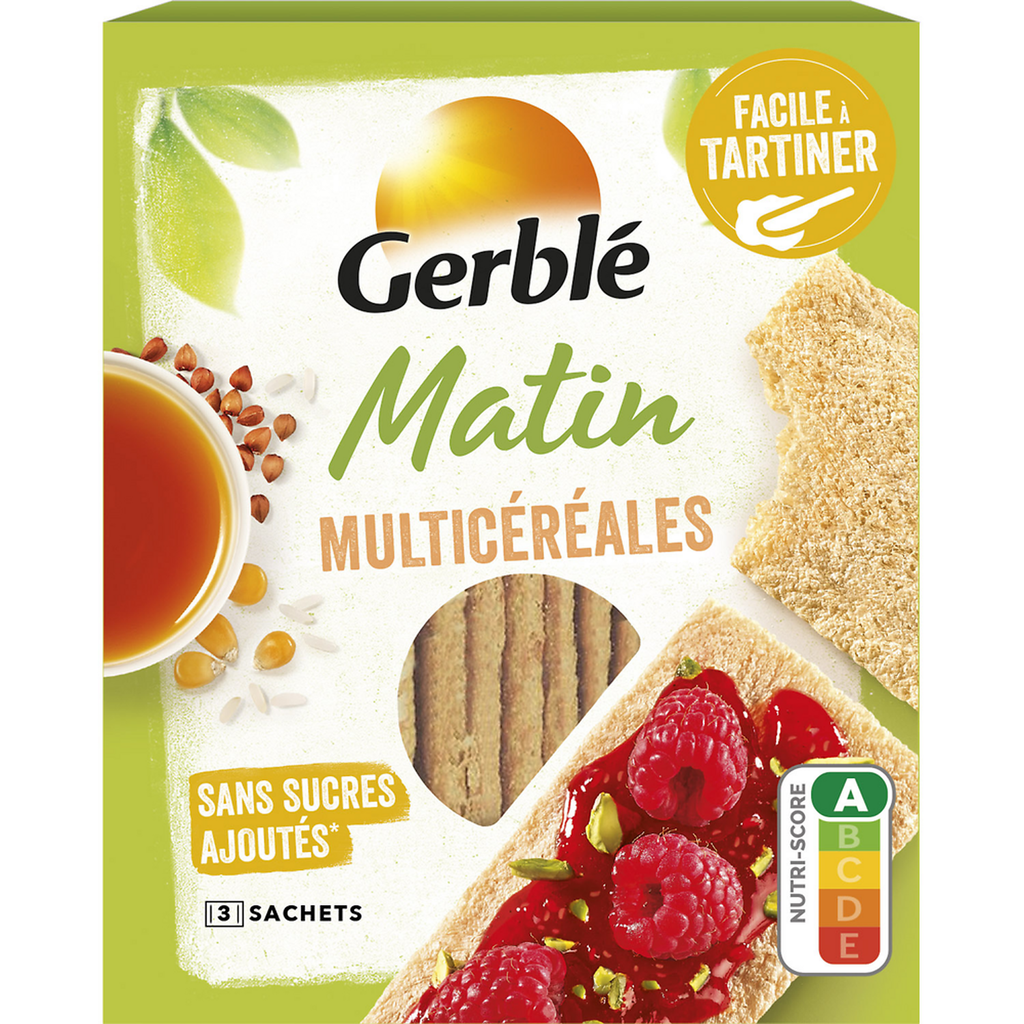 GERBLE Tartine Matin Multicereales 125 g