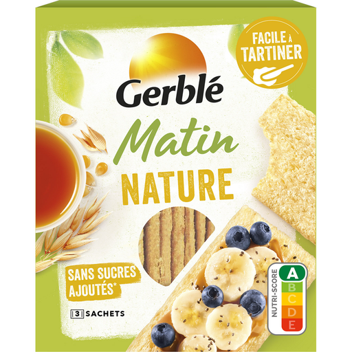 [3175681297128] GERBLE Tartine Matin 3x7 125 g