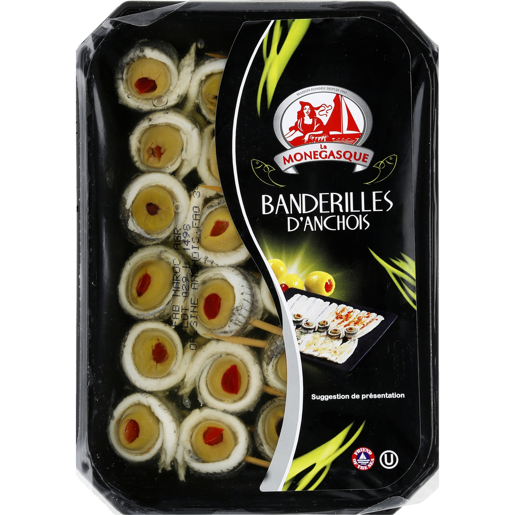 LA MONEGASQUE Anchovy Banderillas 250 g