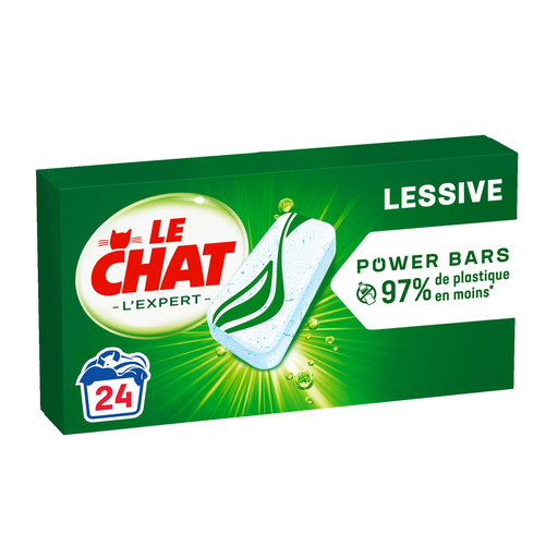 [3178041356039] LE CHAT Lessive capsules Expert Power Bars 24 tablettes