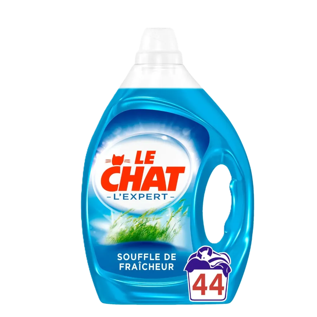 LE CHAT Lessive liquide Hypoallergénique Souffle de fraîcheur 2,2 L