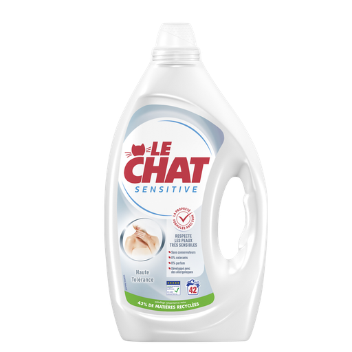 [3178041361873] LE CHAT Detergente líquido Sensitive Haute Tolérance 1.89 L