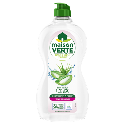 [3178041363280] MAISON VERTE Lavavajillas Aceite Esencial Aloe Vera 500 ml