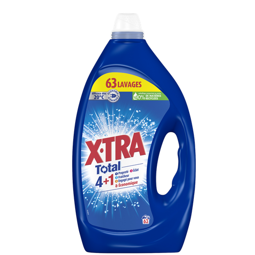 [3178041363488] X-TRA Detergente líquido Total 63 lavados 2,835 L
