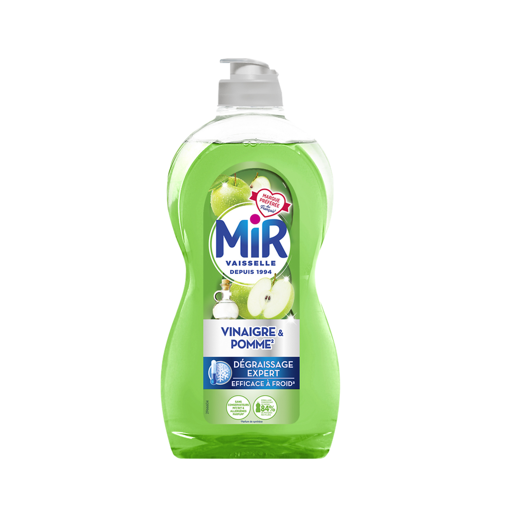 MIR Lavavajillas líquido vinagre manzana 450 ml
