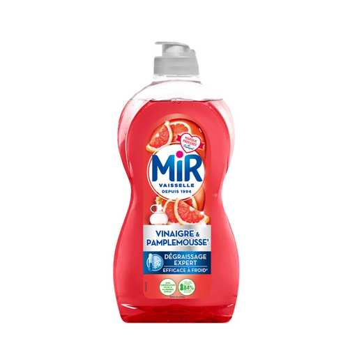 [3178041364010] MIR Dishwashing liquid expert degreasing vinegar grapefruit 450 ml