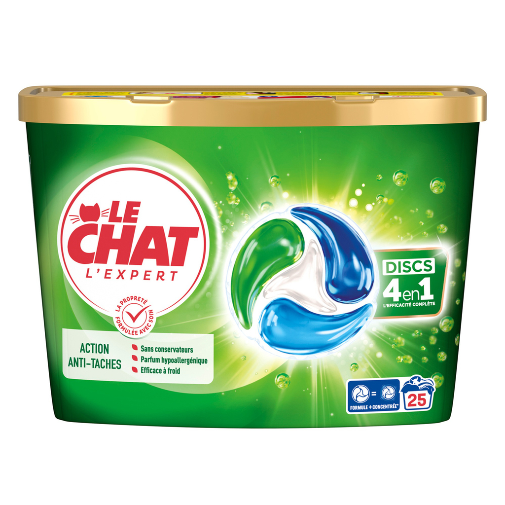 LE CHAT L'Expert Laundry Capsules Anti-Stain Action 25 capsules