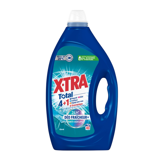 [3178041364140] X-TRA Liquid Detergent Total 4+1 Frosty Freshness 1.8 L