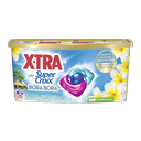 SUPER CROIX Lessive Capsules Bora Fleurs de Monoï et Lait d'Aloe 28capsules