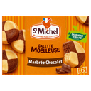 ST MICHEL Galletas Esponjosas Marmoleadas Chocolate 180 g