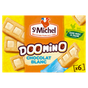 ST MICHEL Doomino Gâteaux nappés au chocolat blanc 180 g