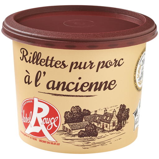 [3180050138605] BAHIER Traditional Pure Pork Rillettes Label Rouge 110 g