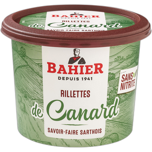 [3180050227002] BAHIER Duck Rillettes 220 g