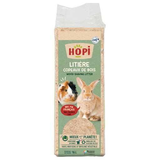 [3180195051197] HOPI Litière copeaux bois 16 L