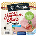 MADRANGE Jamón cocido al paño sin corteza desgrasado VPF 160 g