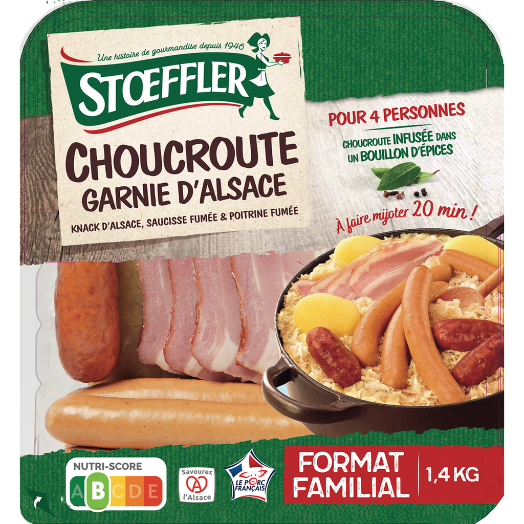 1.4Kg Choucroute Garnie Stoeff