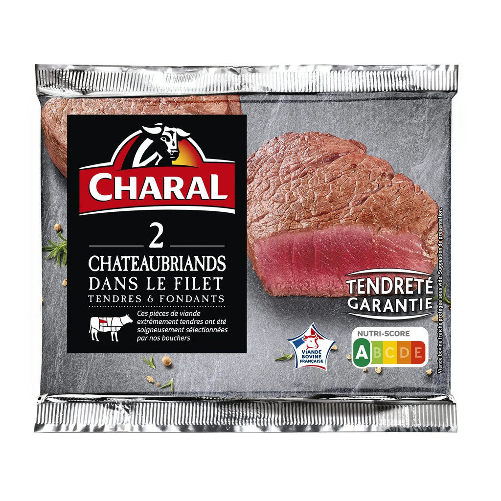 CHARAL Chateaubriands de Filete de Ternera Tierno 280 g