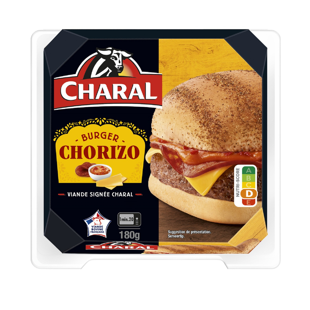 CHARAL Burger Chorizo 180 g
