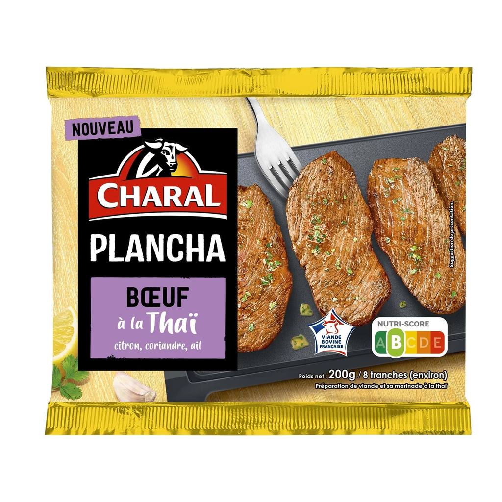 CHARAL Plancha Bœuf à la Thaï 200 g
