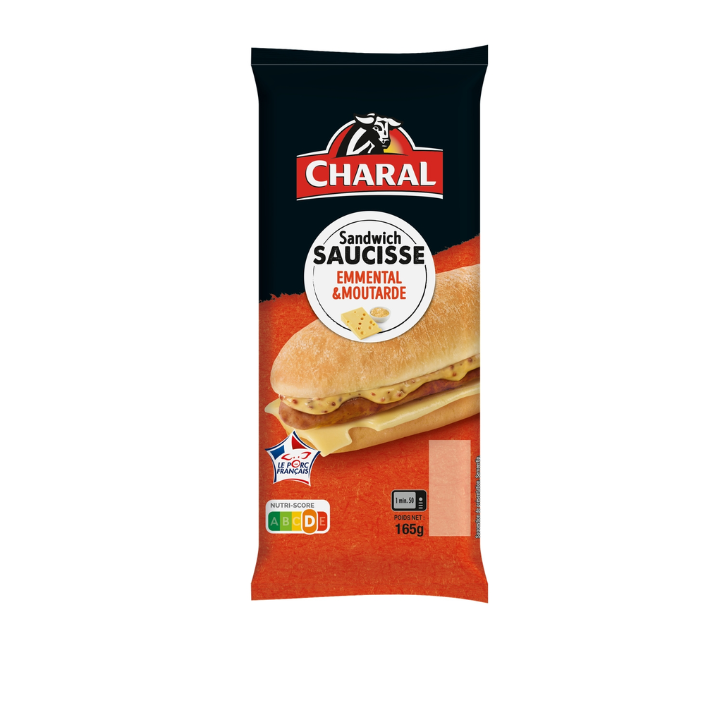 CHARAL Sausage and Mustard Sandwich 165 g
