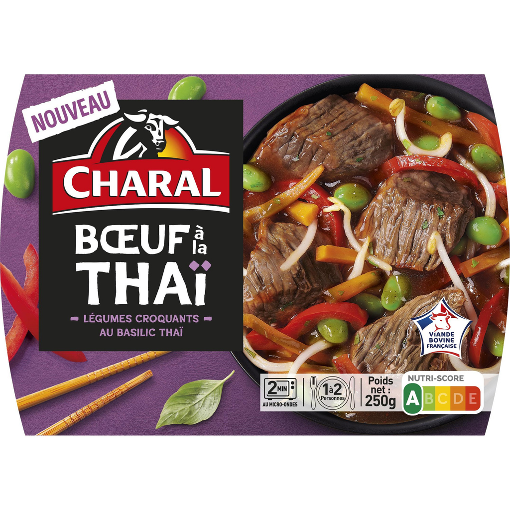 CHARAL Boeuf à la thaï, VBF 250 g