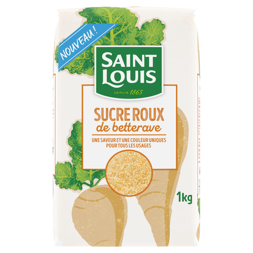 [3220033020005] SAINT LOUIS Azúcar de remolacha moreno 1 kg