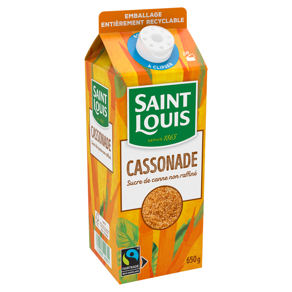 SAINT LOUIS Açúcar de Cana Não Refinado 650g