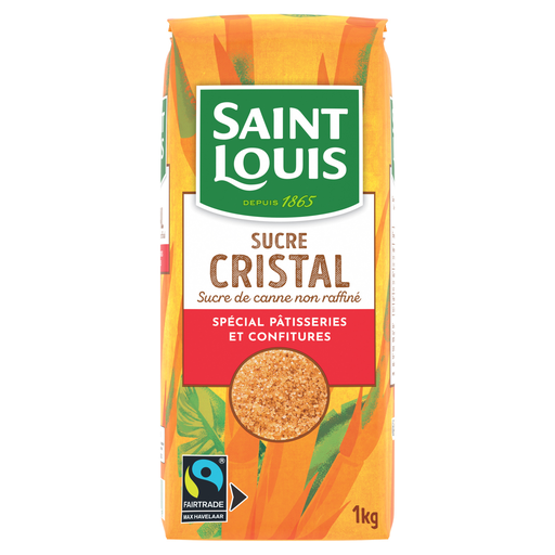[3220035415618] SAINT LOUIS Azúcar Cristal de Caña sin refinar Comercio Justo 1 kg