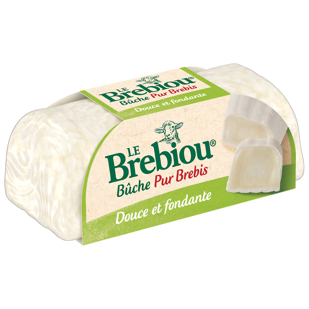 LE BREBIOU Pure Sheep Cheese Log Mild and Creamy 130 g