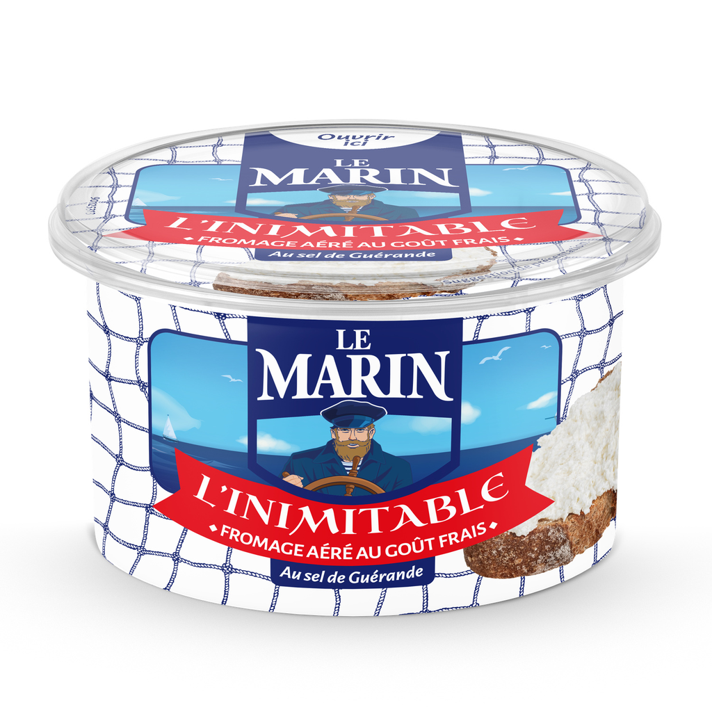 LE MARIN Queso Aireado de Sabor Fresco l'Inimitable con Sal de Guérande 125 g