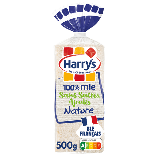 [3228857001118] HARRY'S 100% Mie Pan de molde sin corteza 500 g