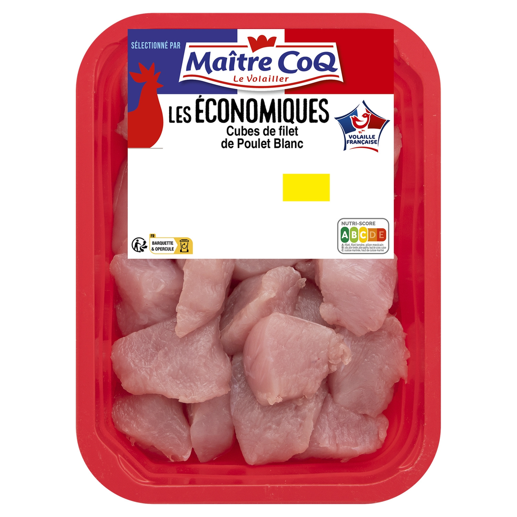 MAITRE COQ White Chicken Fillet Cubes 450 g