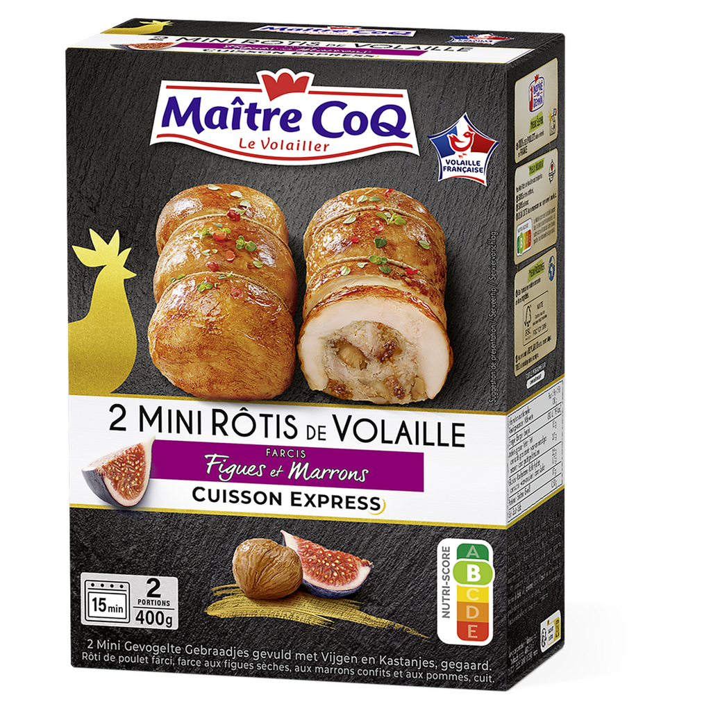 MAITRE COQ Mini poultry roast with figs and chestnuts 400 g