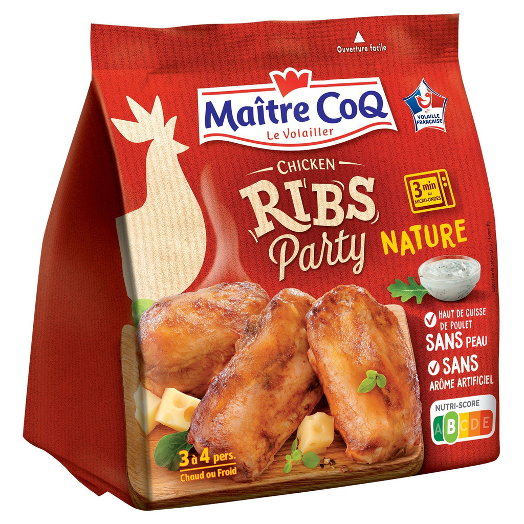 MAITRE COQ Ribs de frango cozido natural 400 g