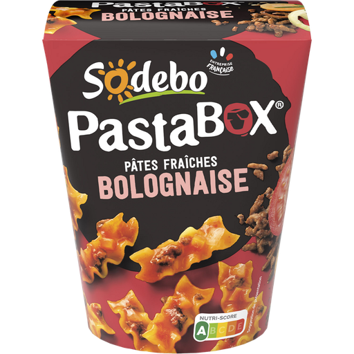 [3242272270157] SODEBO Pastabox fusilli bolognese 330 g