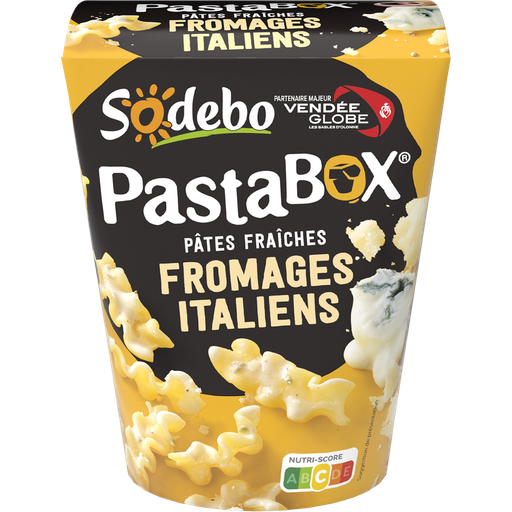 [3242272270355] SODEBO Pastabox Fusilli with Italian Cheeses 330 g