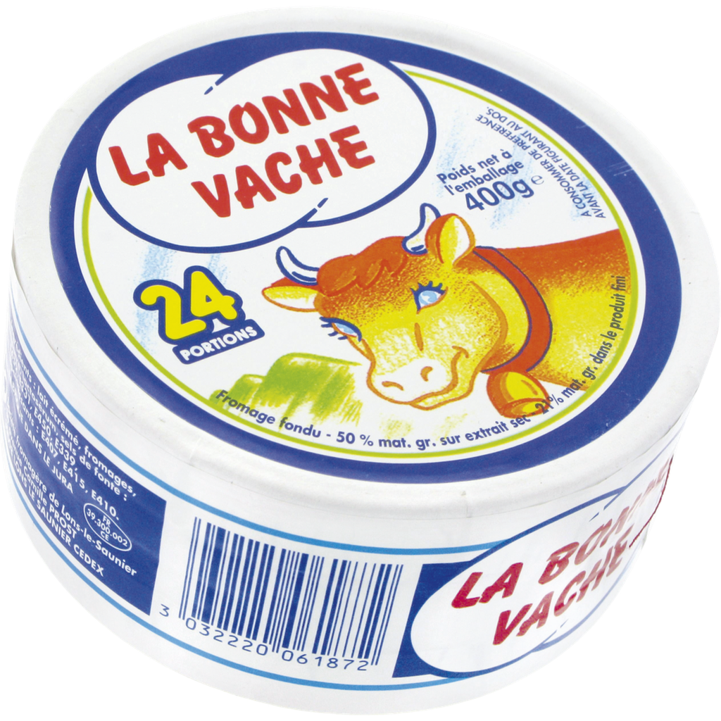 1ER PRIX BONNE VACHE Processed Cheese x24 portions 400 g