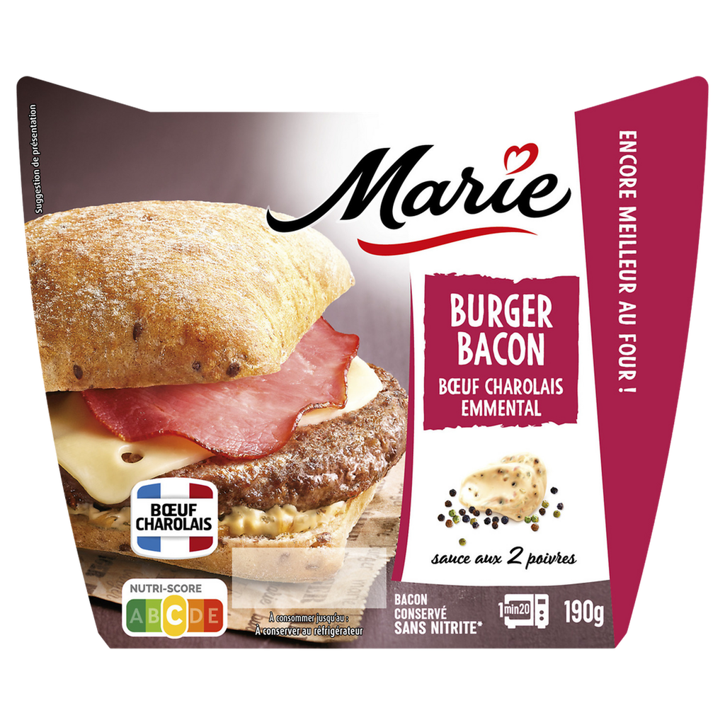 190G Burger Bacon Vbf Marie