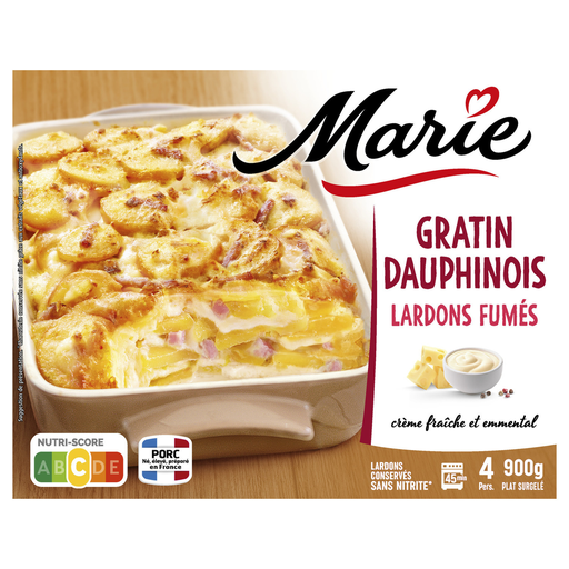 [3248830002215] MARIE Gratin dauphinois com bacon fumado 900 g