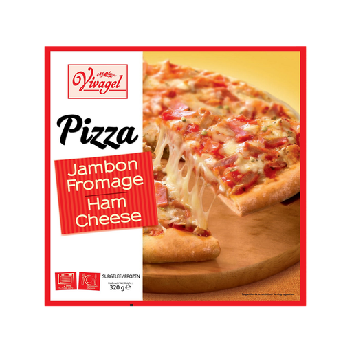 [3248833701849] VIVAGEL Ham and cheese pizza 320 g
