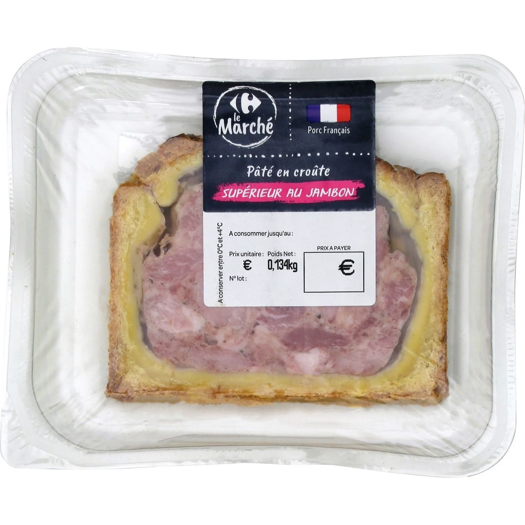 CARREFOUR LE MARCHE Ham Pâté en Croûte 130 g