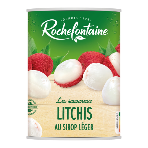 [3255693000401] ROCHEFONTAINE Fruits au Sirop Litchi 565 g