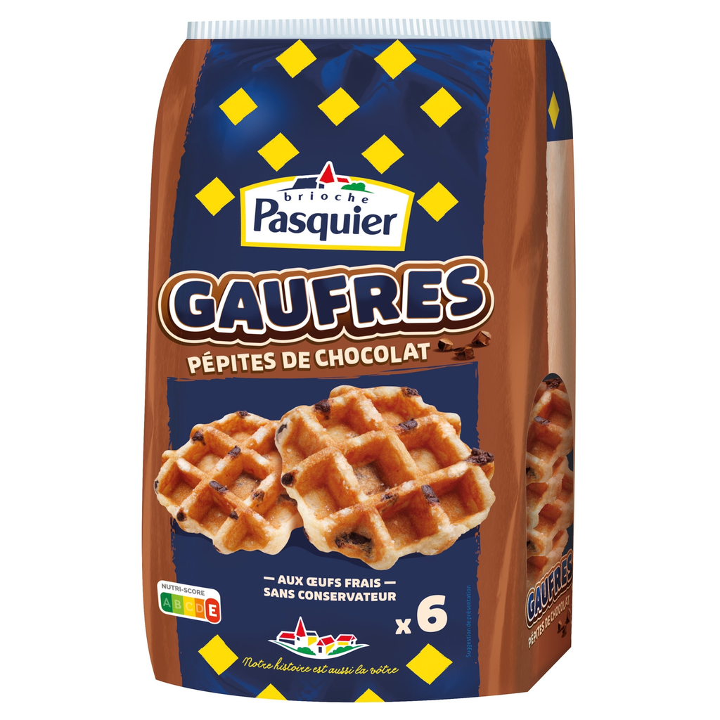 PASQUIER Chocolate Chip Waffles 240 g