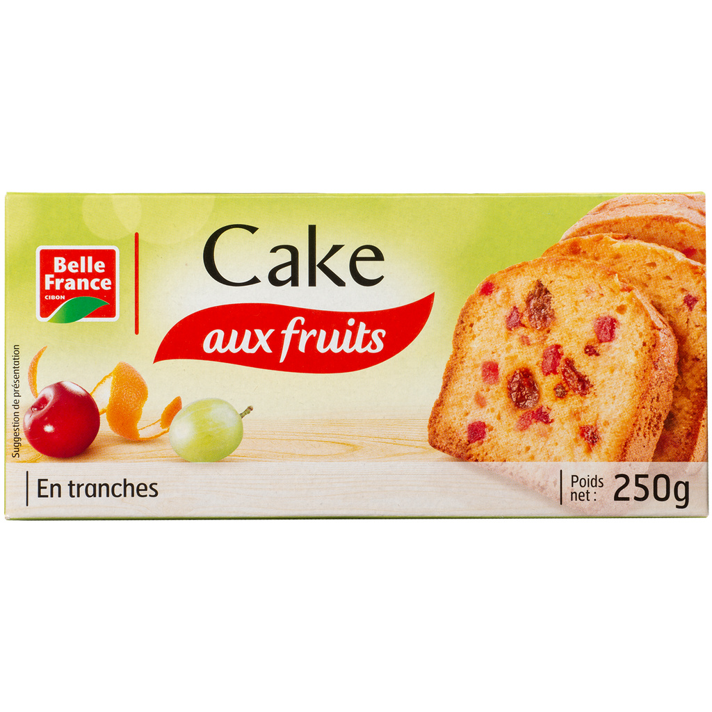 BELLE FRANCE Cake de Frutas 250 g