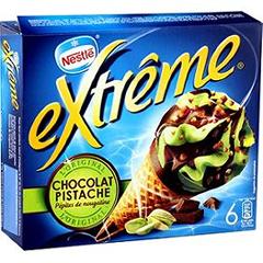Nestle 720Ml 6 Cornets Extreme Chocolat/Pistache