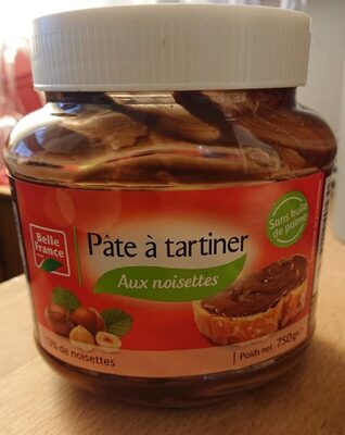 [3258561040530] BELLE FRANCE Pâte à tartiner aux noisettes sans huile de palme 750 g