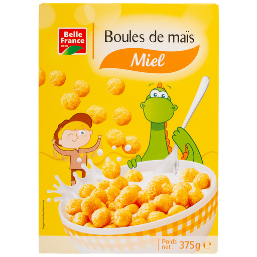[3258561040585] BELLE FRANCE Boule De Mais Au Miel 375 g