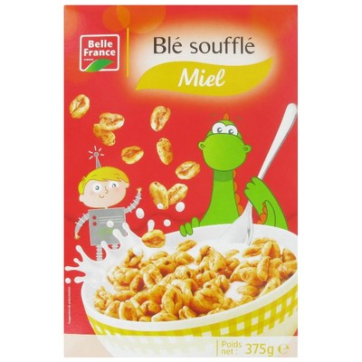 [3258561040646] BELLE FRANCE Blé Soufflé au Miel 375 g
