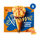 EXTREME L'Original Crème Brûlée flavor ice cream with caramelized bits 6 cones 426g